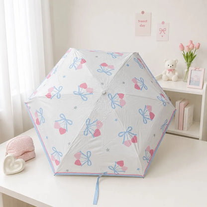 Blue Bow Print Umbrella - Tinyminymo