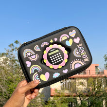 Load image into Gallery viewer, Kawaii Smiggle Pouch with Calculator - Tinyminymo
