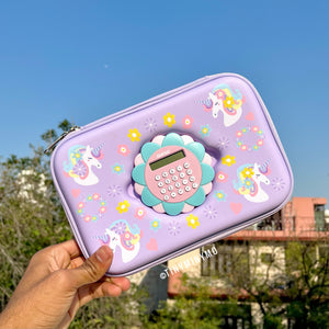 Kawaii Smiggle Pouch with Calculator - Tinyminymo