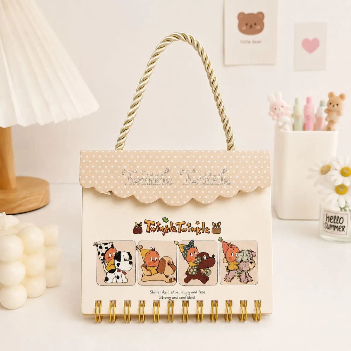 Twinkle Twinkle Kawaii Spiral Notebook - Tinyminymo