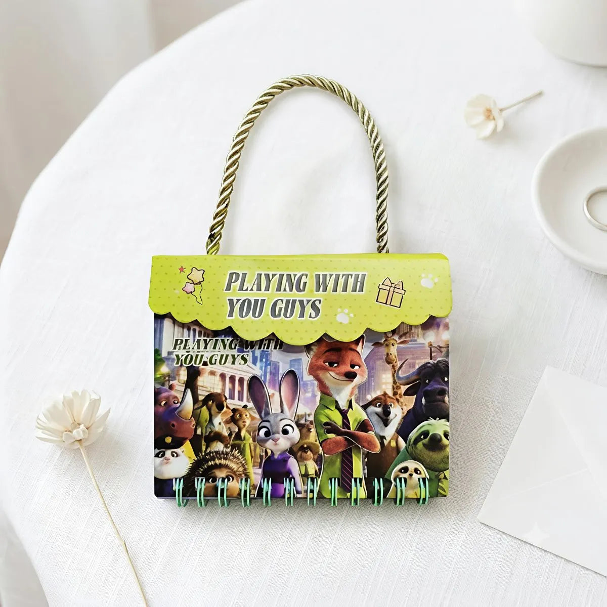 Zootopia Kawaii Spiral Notebook - Tinyminymo