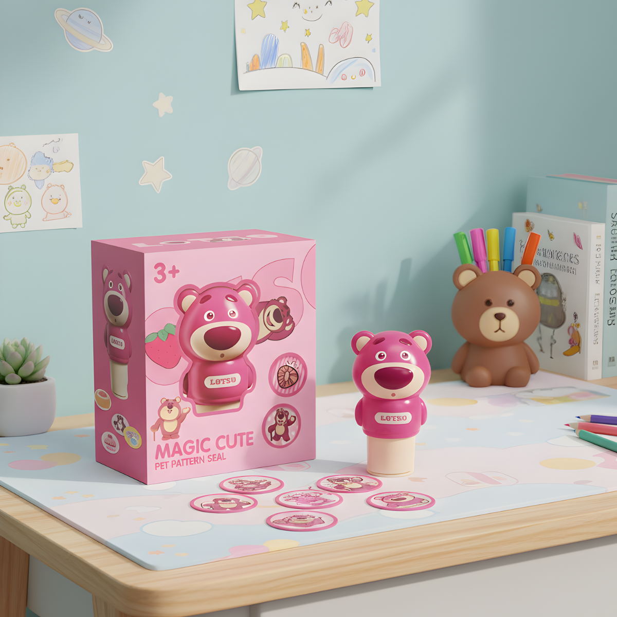Lotso Sticker Stamp - Tinyminymo