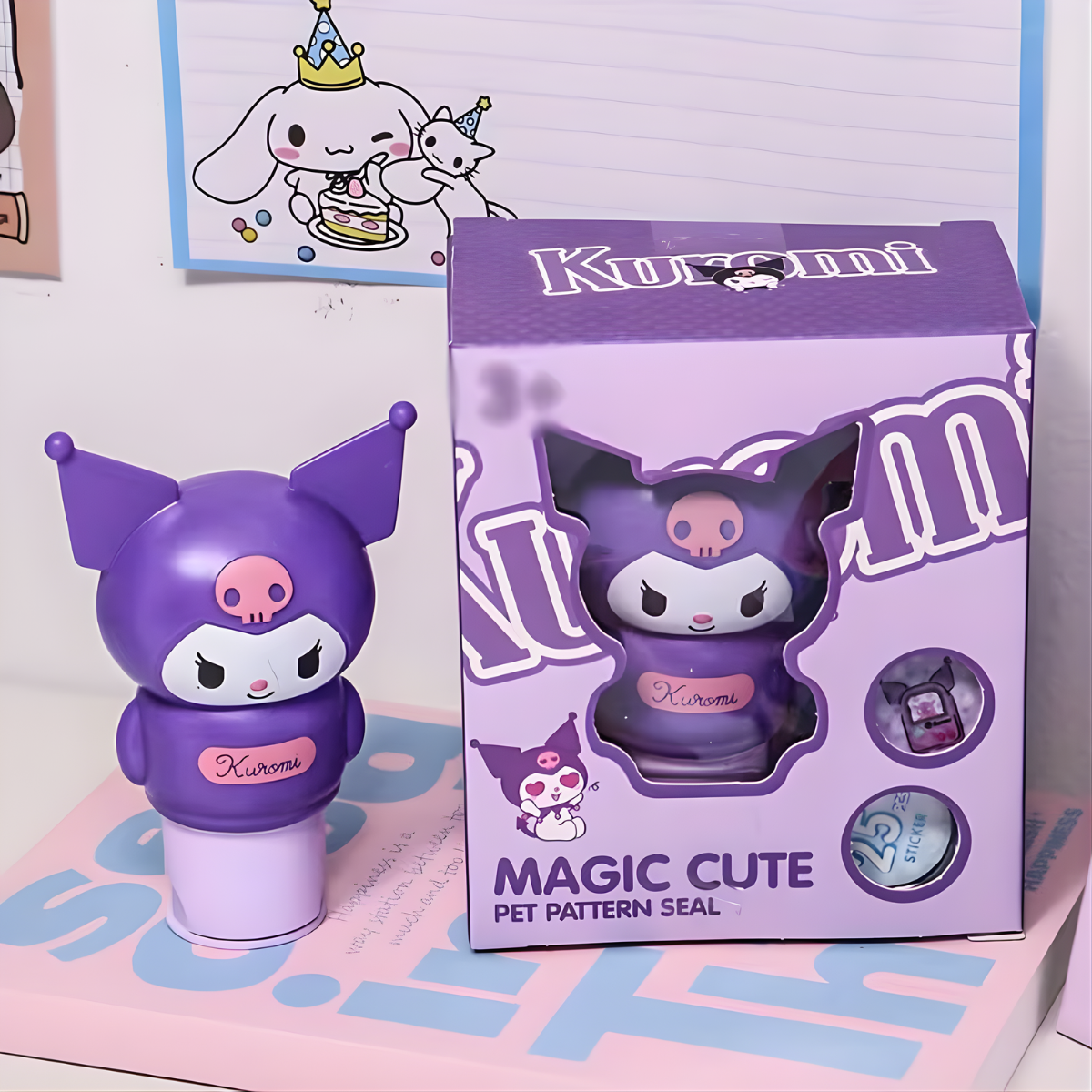 Kuromi Sticker Stamp - Tinyminymo