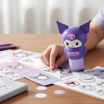 Cute Kuromi Character Sticker Stamp - Tinyminymo