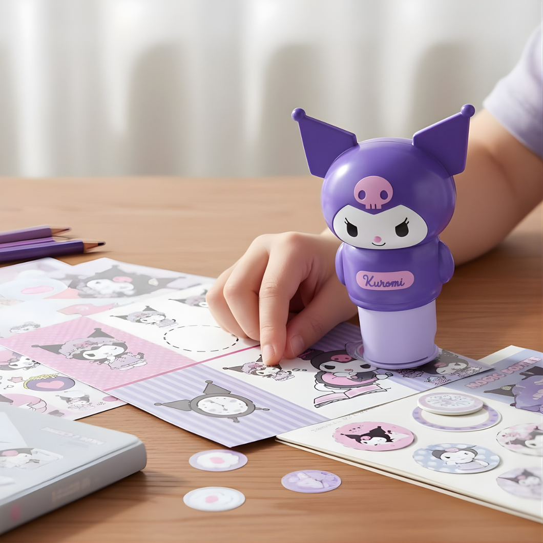 Cute Kuromi Character Sticker Stamp - Tinyminymo