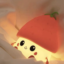 Load image into Gallery viewer, Kawaii Strawberry Mini Night Light - Tinyminymo
