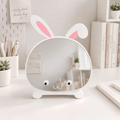 White Bunny Design Table Mirror - Tinyminymo