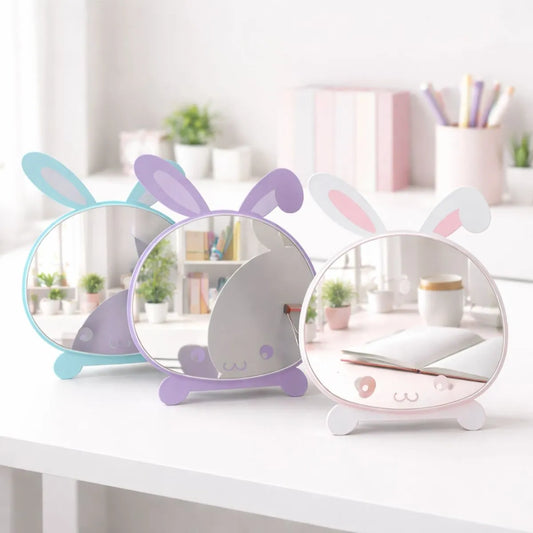 Three Variants of Bunny Table Mirror for Girls - Tinyminymo
