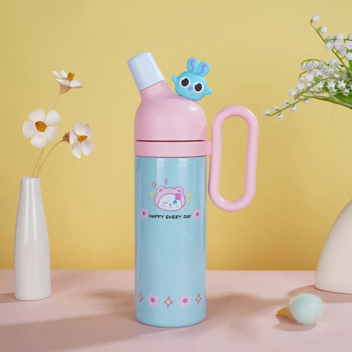 Blue Kawaii Vacuum Cup - Tinyminymo