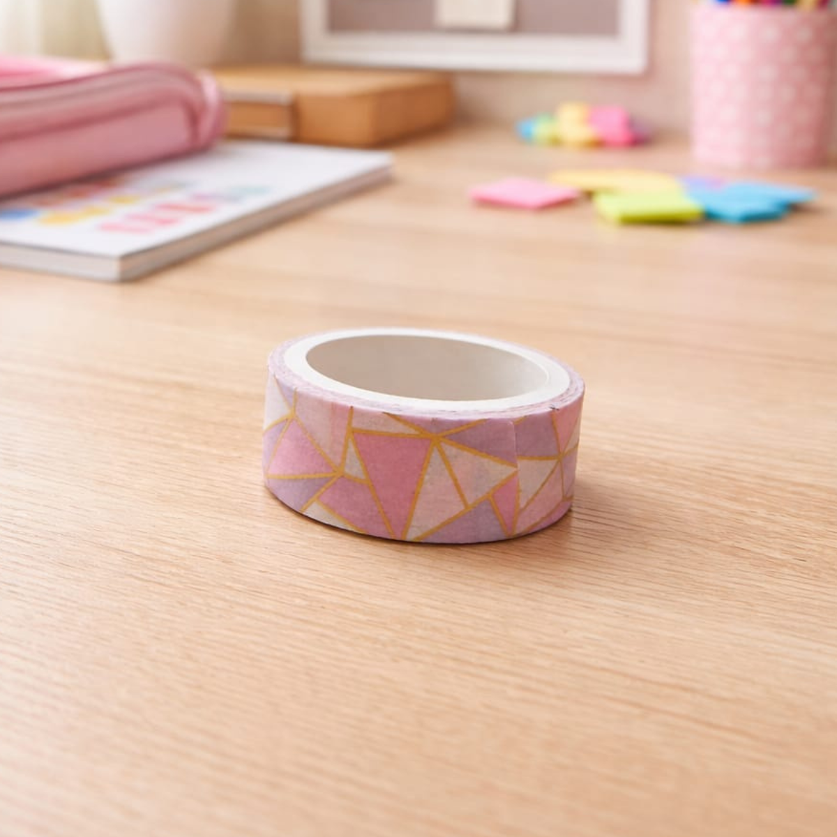 Pink Geometric Pattern Washi Tape - Tinyminymo