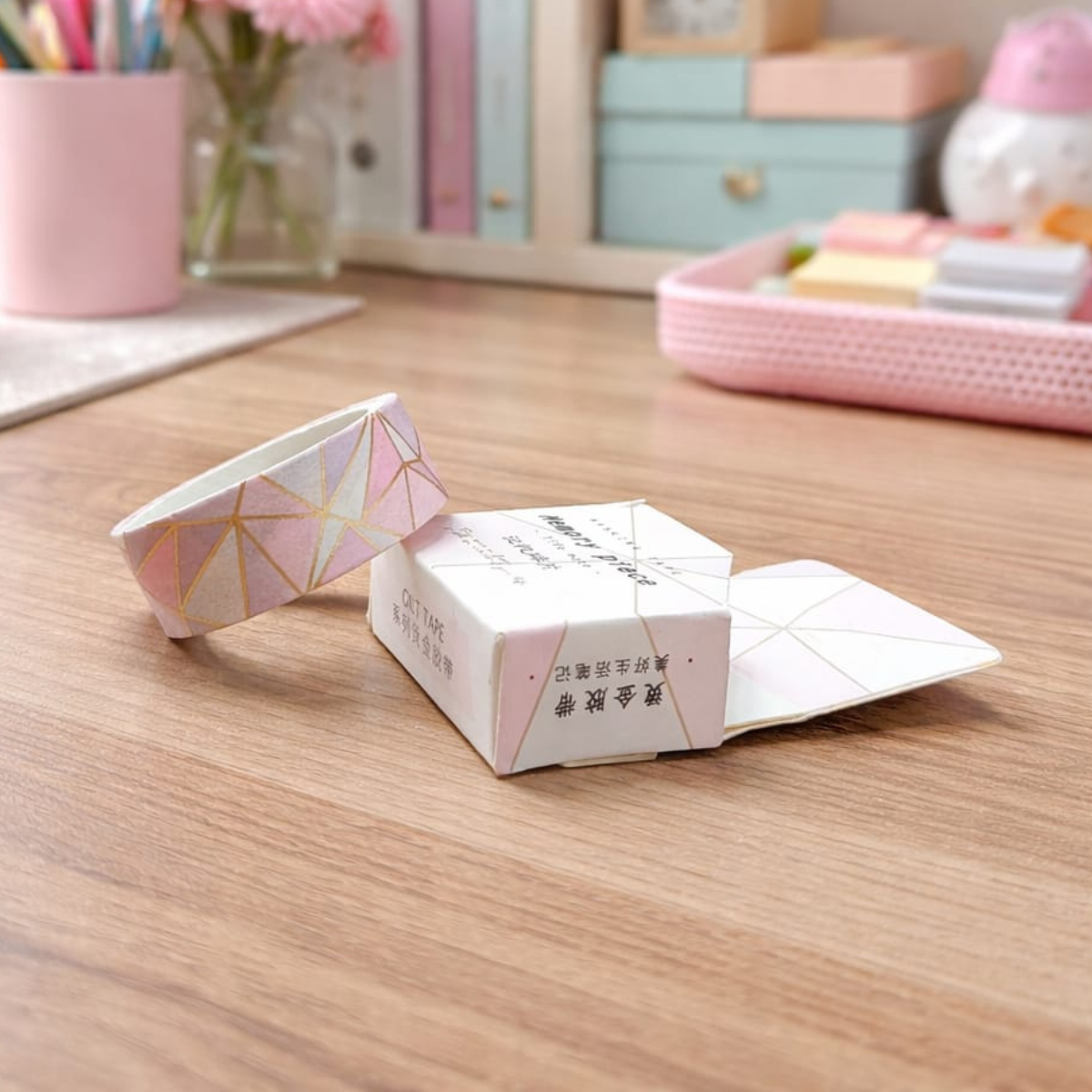 Pattern Pink Tape with a Box - Tinyminymo