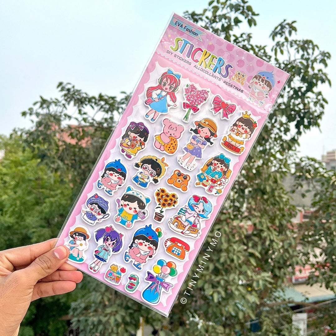 Kids 3D Stickers - Tinyminymo