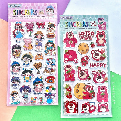 Kids 3D Stickers - Tinyminymo