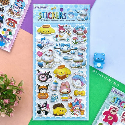 Kids 3D Stickers - Tinyminymo