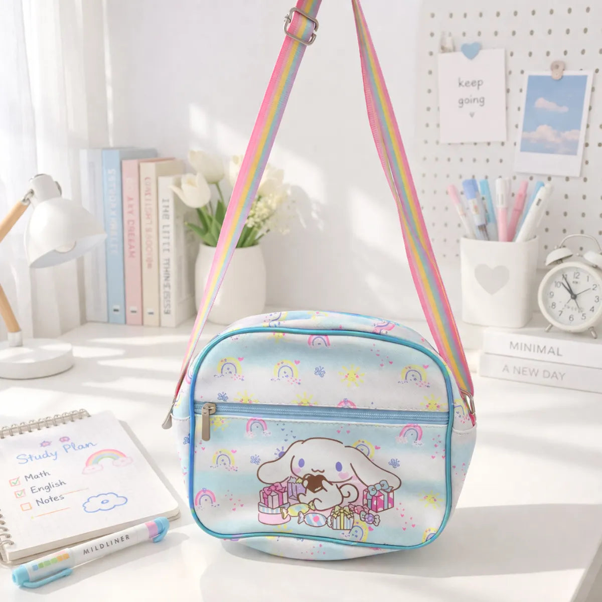 Blue Color Kids Sling Bag - Tinyminymo