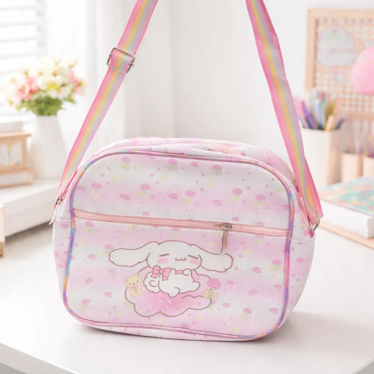 Pink Color Cinnamoroll Sling Bag - Tinyminymo