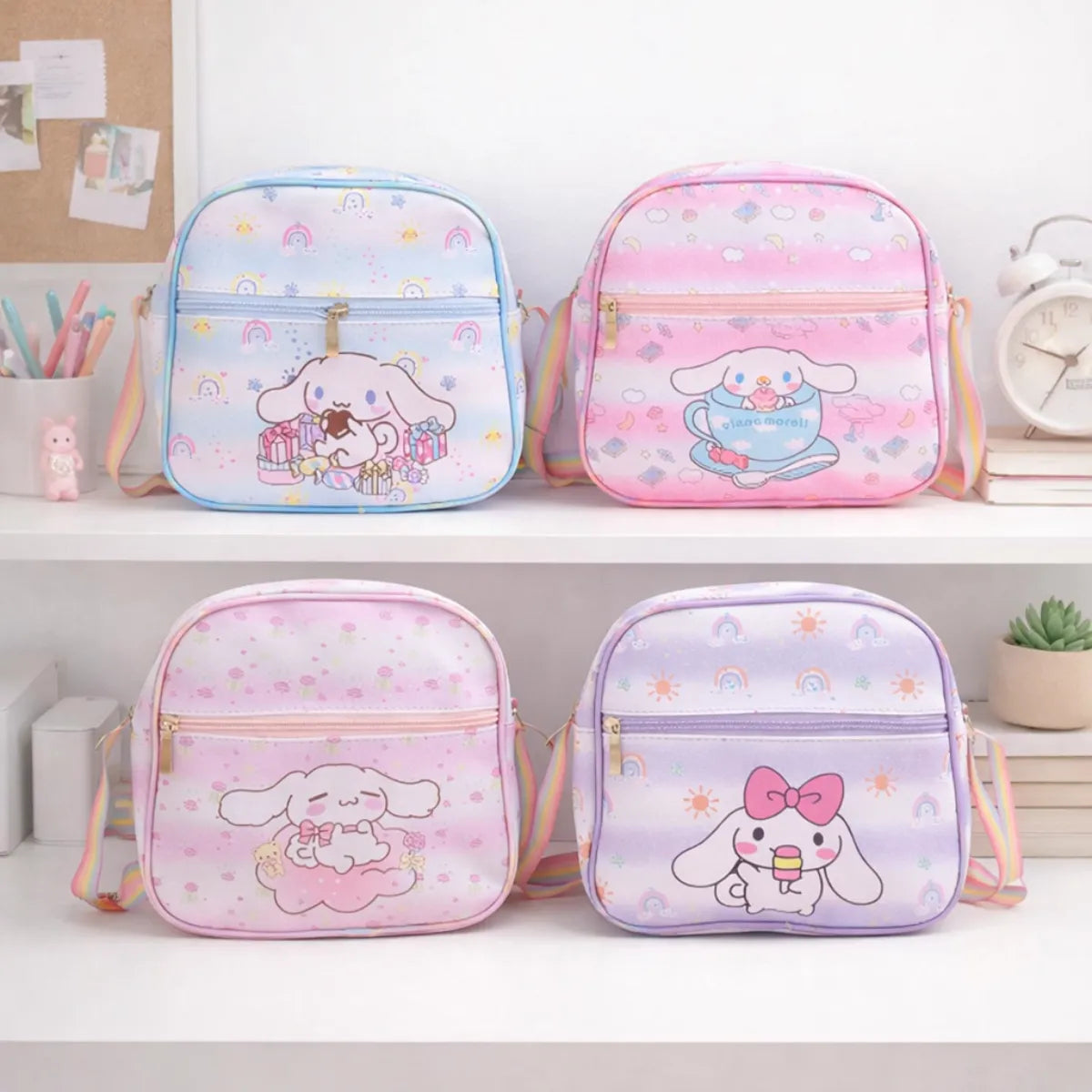 Four Cute Sling Bags in Cinnamoroll Design - Tinyminymo