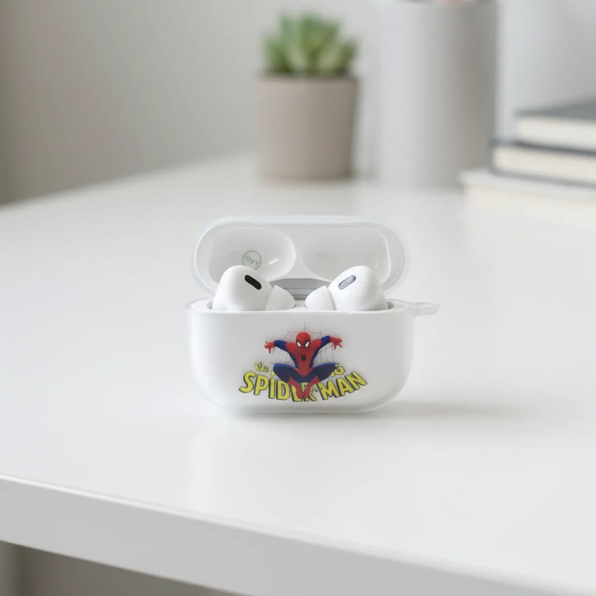 Spiderman themed Airpods Cover with Airpods - Tinyminymo