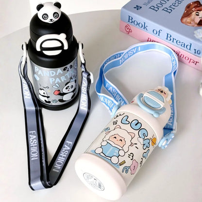 Panda and Sheep Design Water Bottles - Tinyminymo