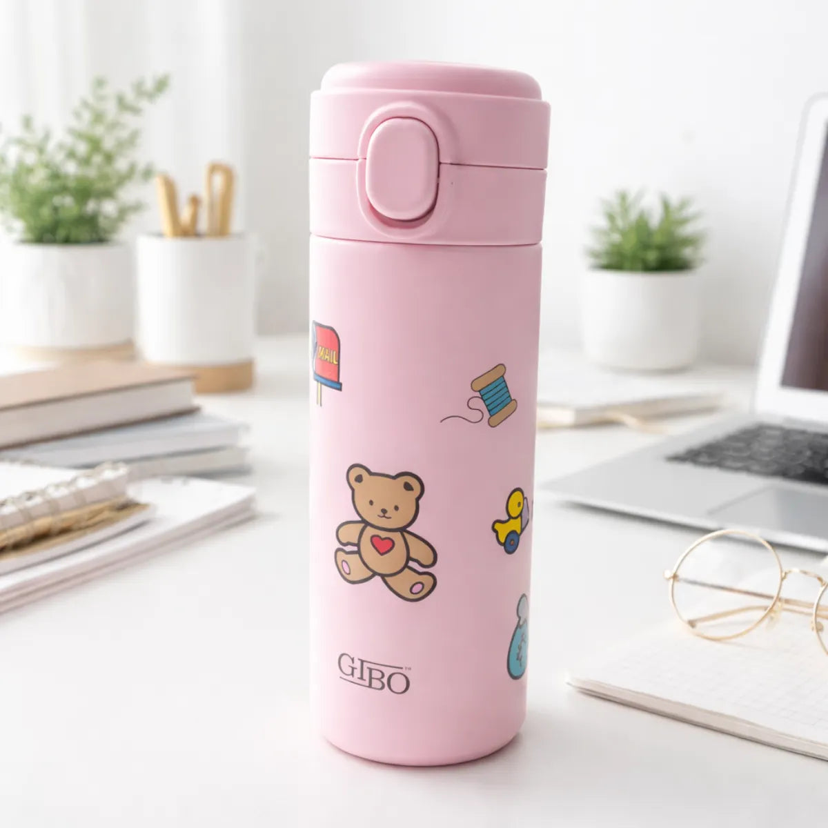 Pink Color Insulated Bottle - Tinyminymo