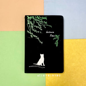 Kitty Black Page Notebook - Tinyminymo