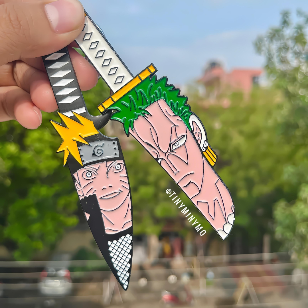 Knife Shaped Anime Keychain - Tinyminymo
