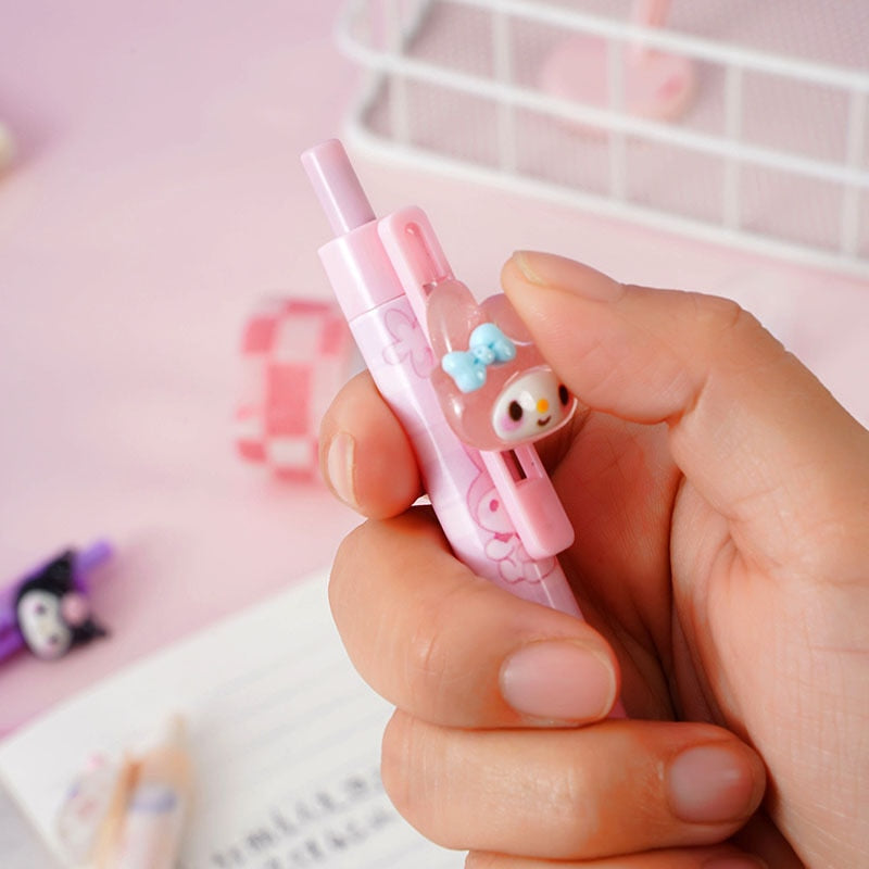 Kuromi Charm Gel Pen - Tinyminymo