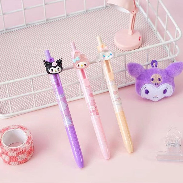 Kuromi Charm Gel Pen - Tinyminymo