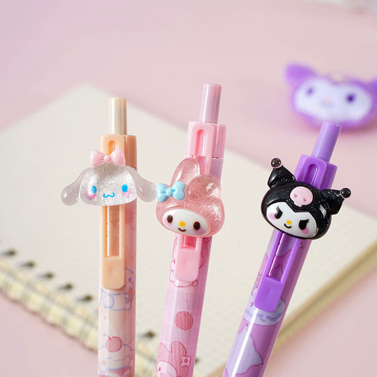 Kuromi Charm Gel Pen - Tinyminymo