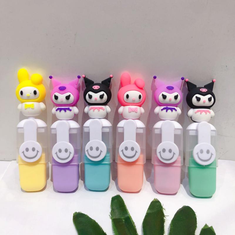 Kuromi Highlighters - Set of 6 - Tinyminymo