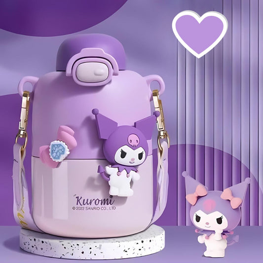 Kuromi Hot and Cold Water Bottle - Tinyminymo