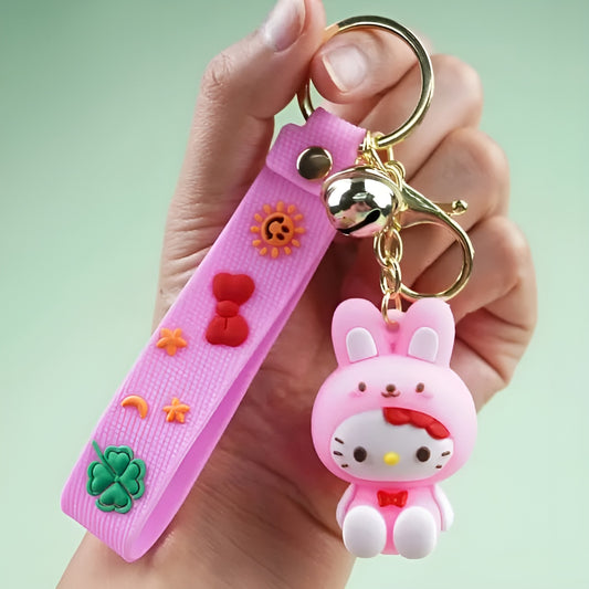 Kuromi Kawaii 3D Keychain - Tinyminymo