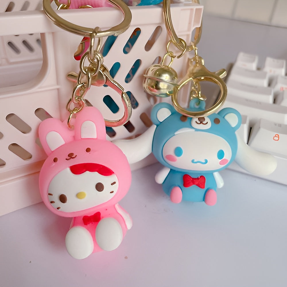 Kuromi Kawaii 3D Keychain - Tinyminymo