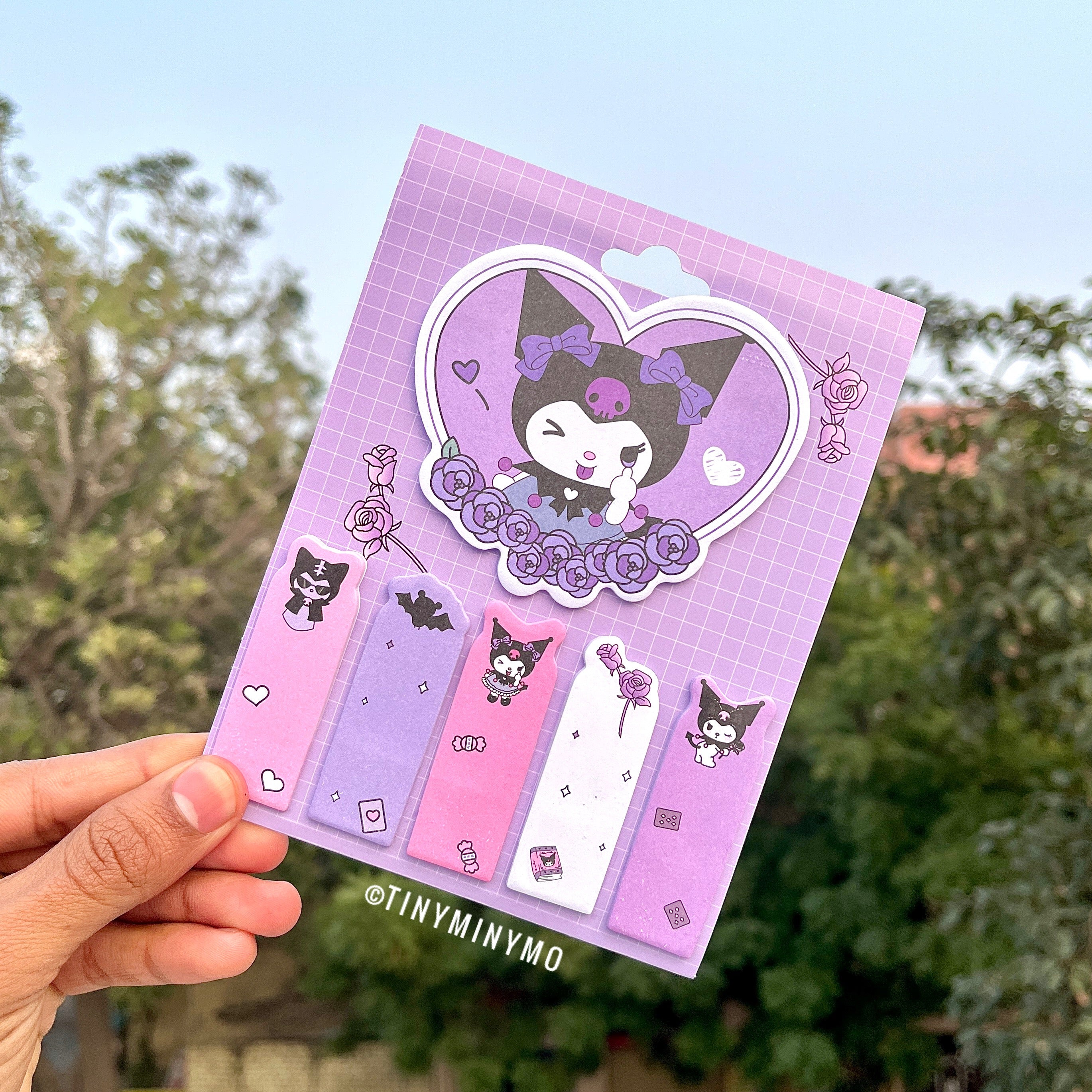 Kuromi Sticky Note Set - Tinyminymo