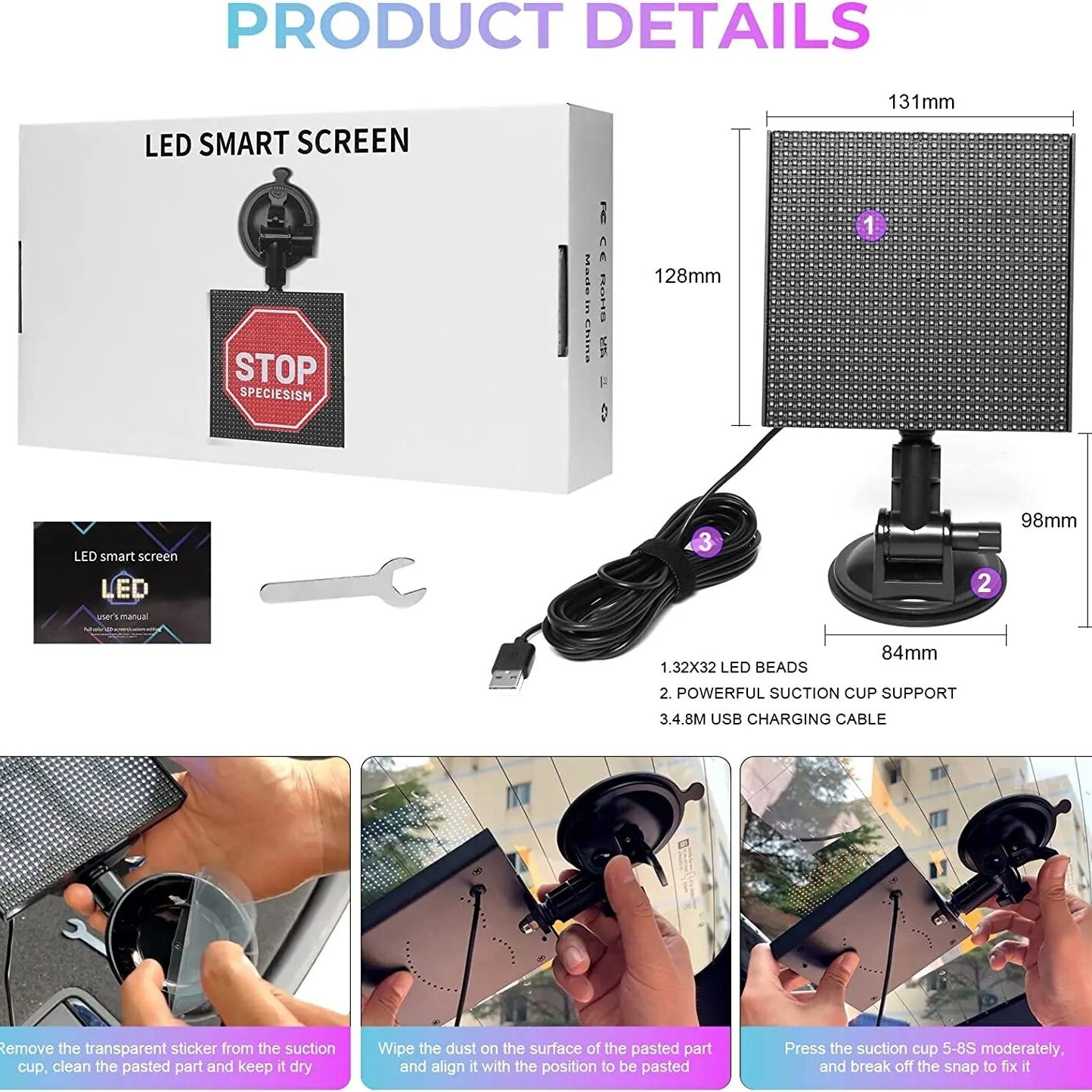LED Smart Screen with App Control - Tinyminymo