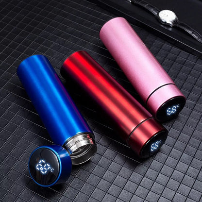 LED Temperature Display Insulated Vacuum Flask - Tinyminymo