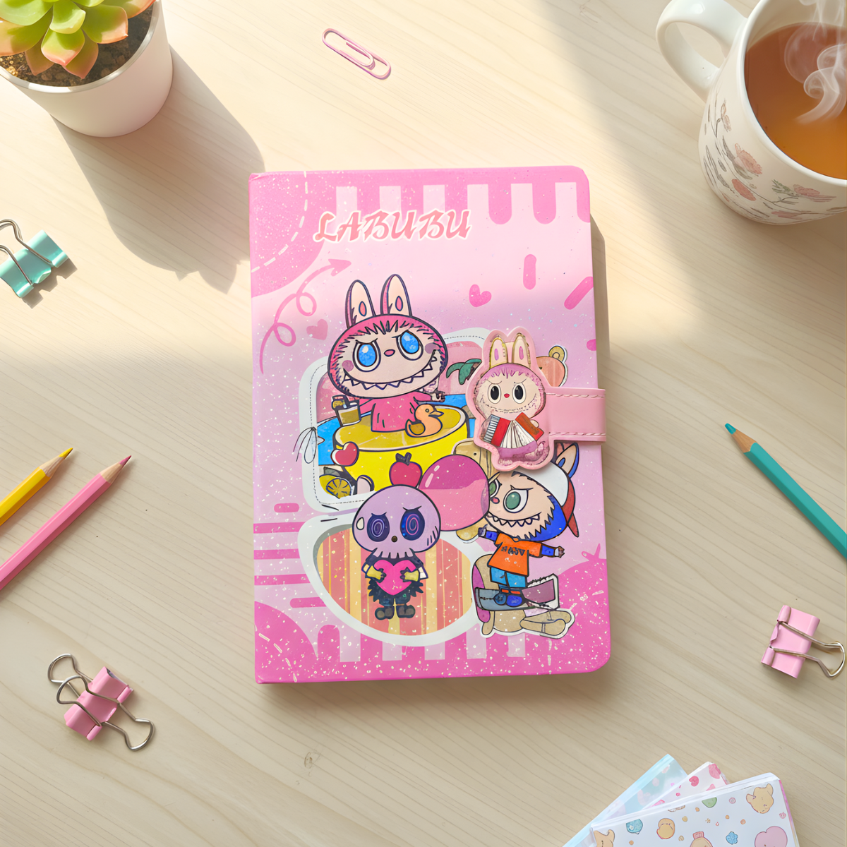 Pink Labubu Diary - Tinyminymo