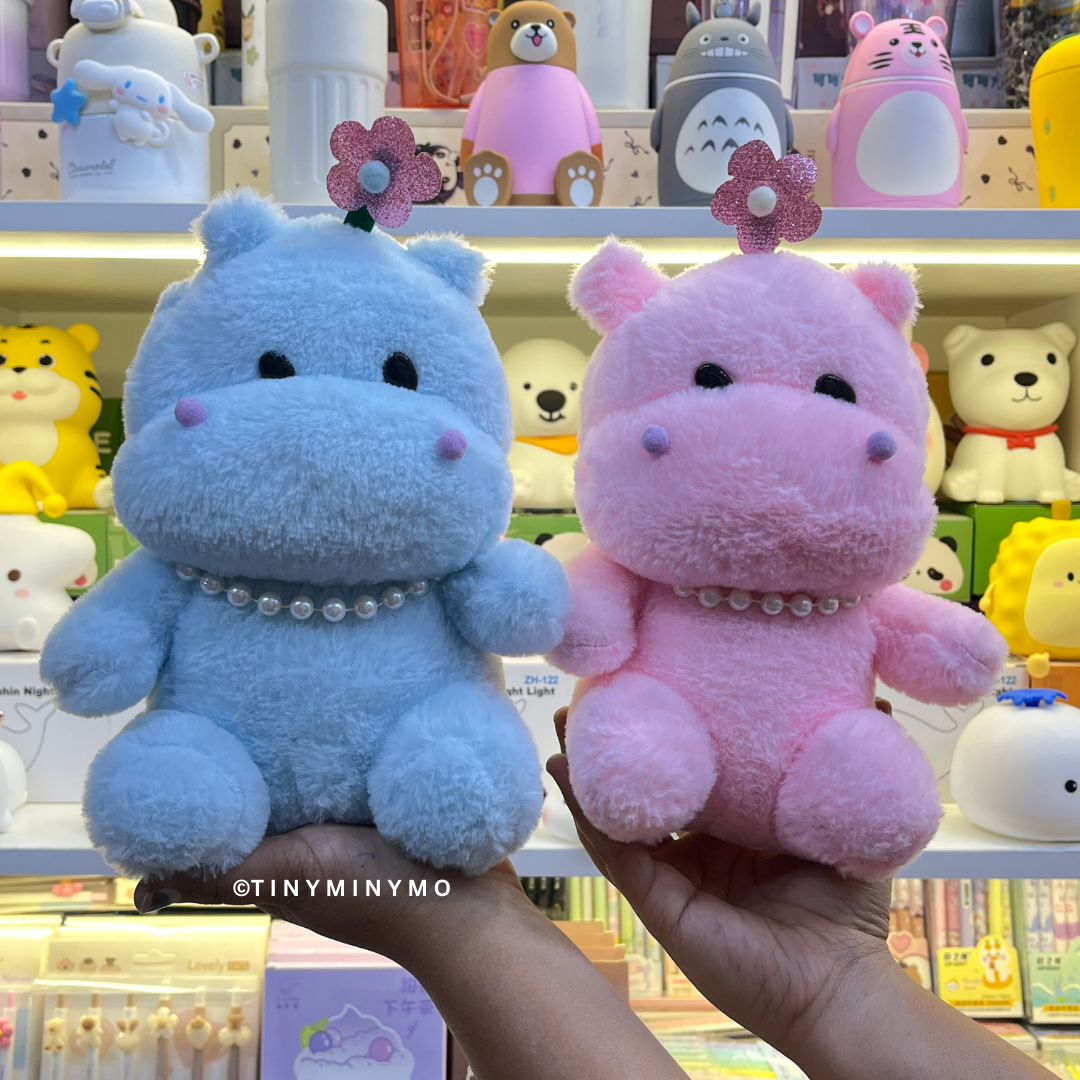 Lady Hippo Soft Toy - Tinyminymo