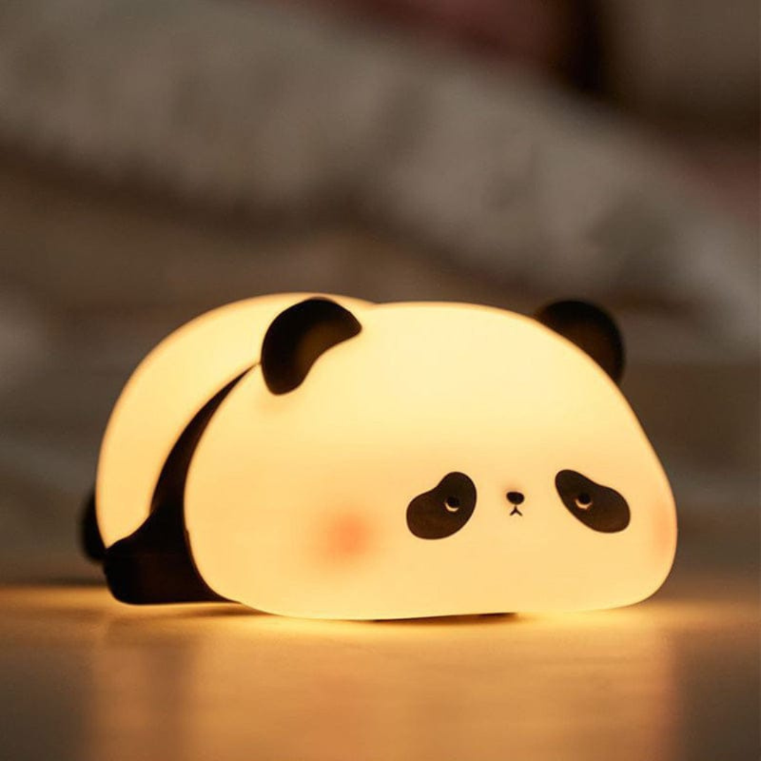 Lazy Panda Silicone Night Light - Tinyminymo