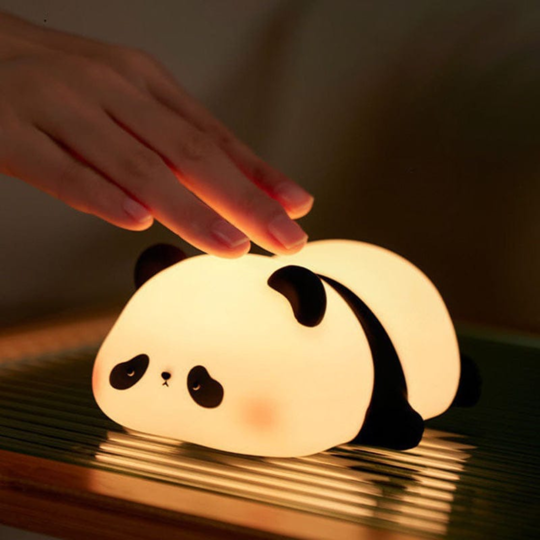 Lazy Panda Silicone Night Light - Tinyminymo