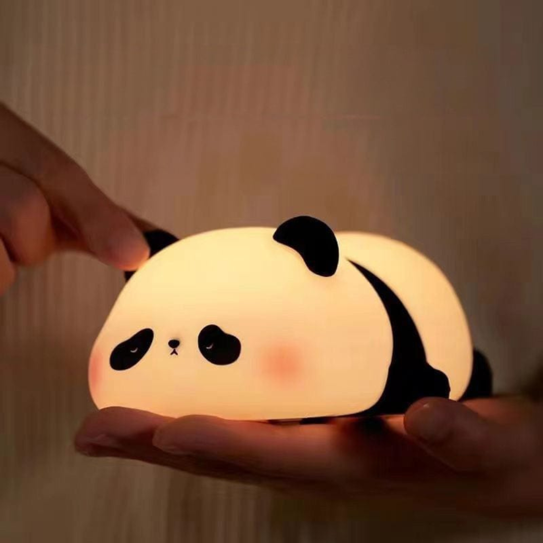 Lazy Panda Silicone Night Light - Tinyminymo