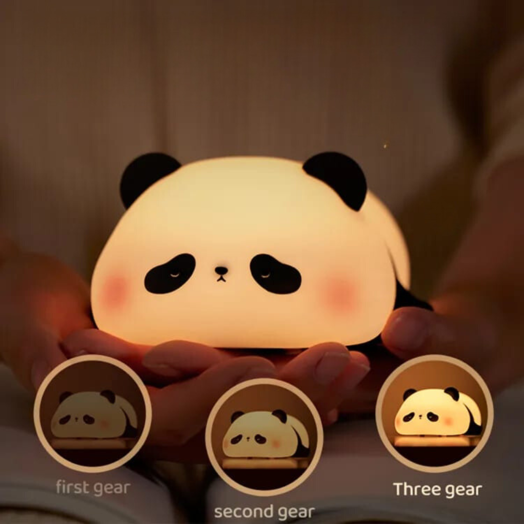 Lazy Panda Silicone Night Light - Tinyminymo