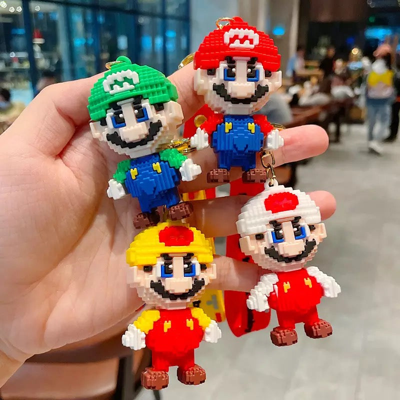 Lego Mario 3D Keychain - Tinyminymo