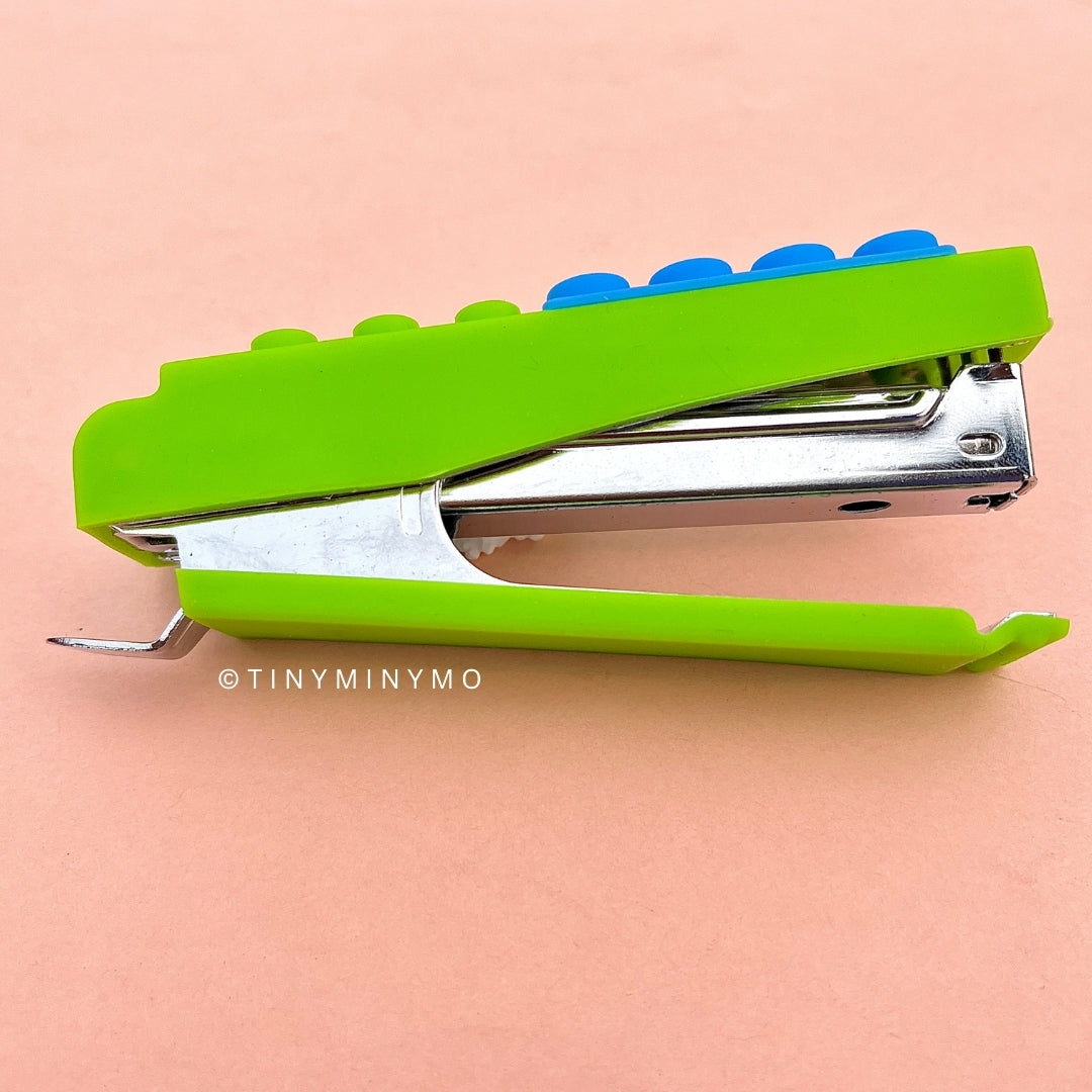 Green Color Lego Stapler - Tinyminymo