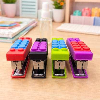 Four Colors of Lego Staplers - Tinyminymo