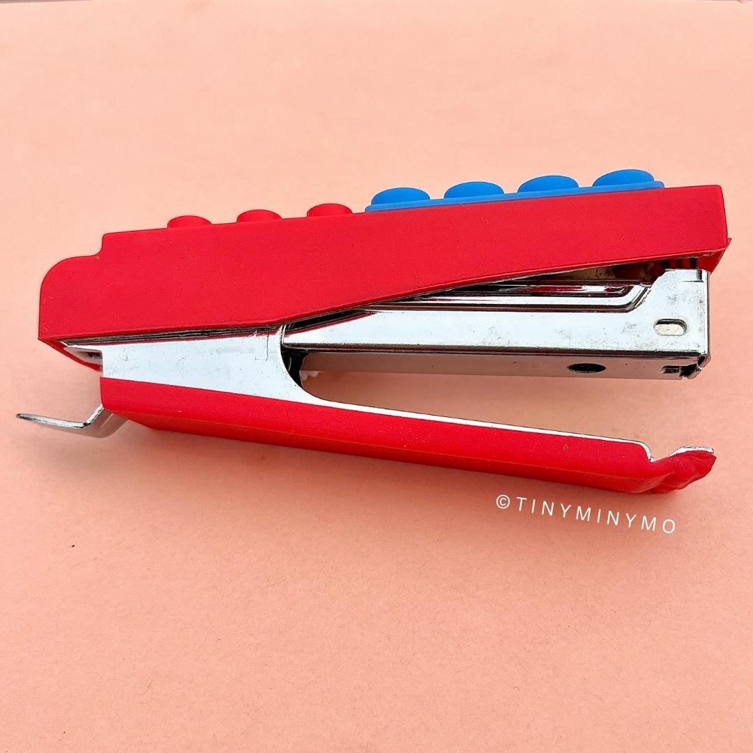 Red Color Lego Stapler - Tinyminymo