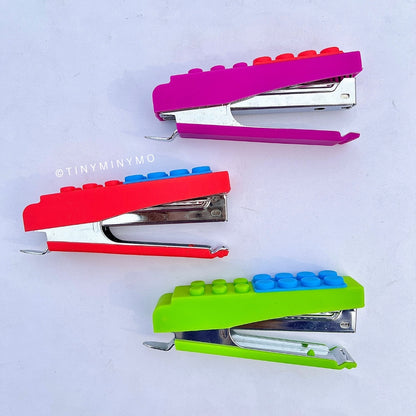 Three Colors of Lego Staplers - Tinyminymo