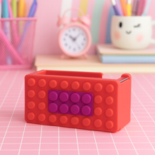 Load image into Gallery viewer, Red Color Lego Tape Dispenser - Tinyminymo
