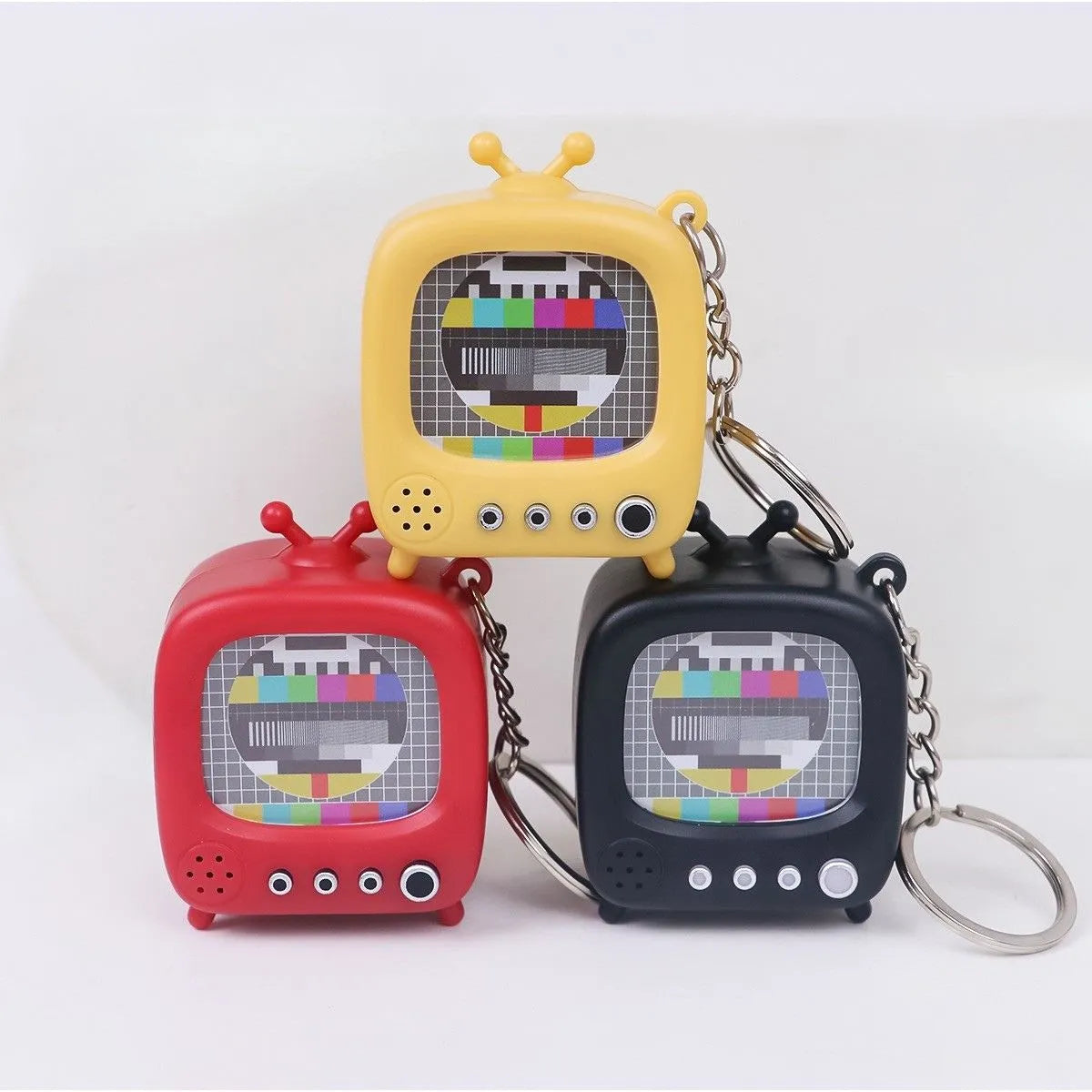 All Colors of Lightup TV Keychain - Tinyminymo