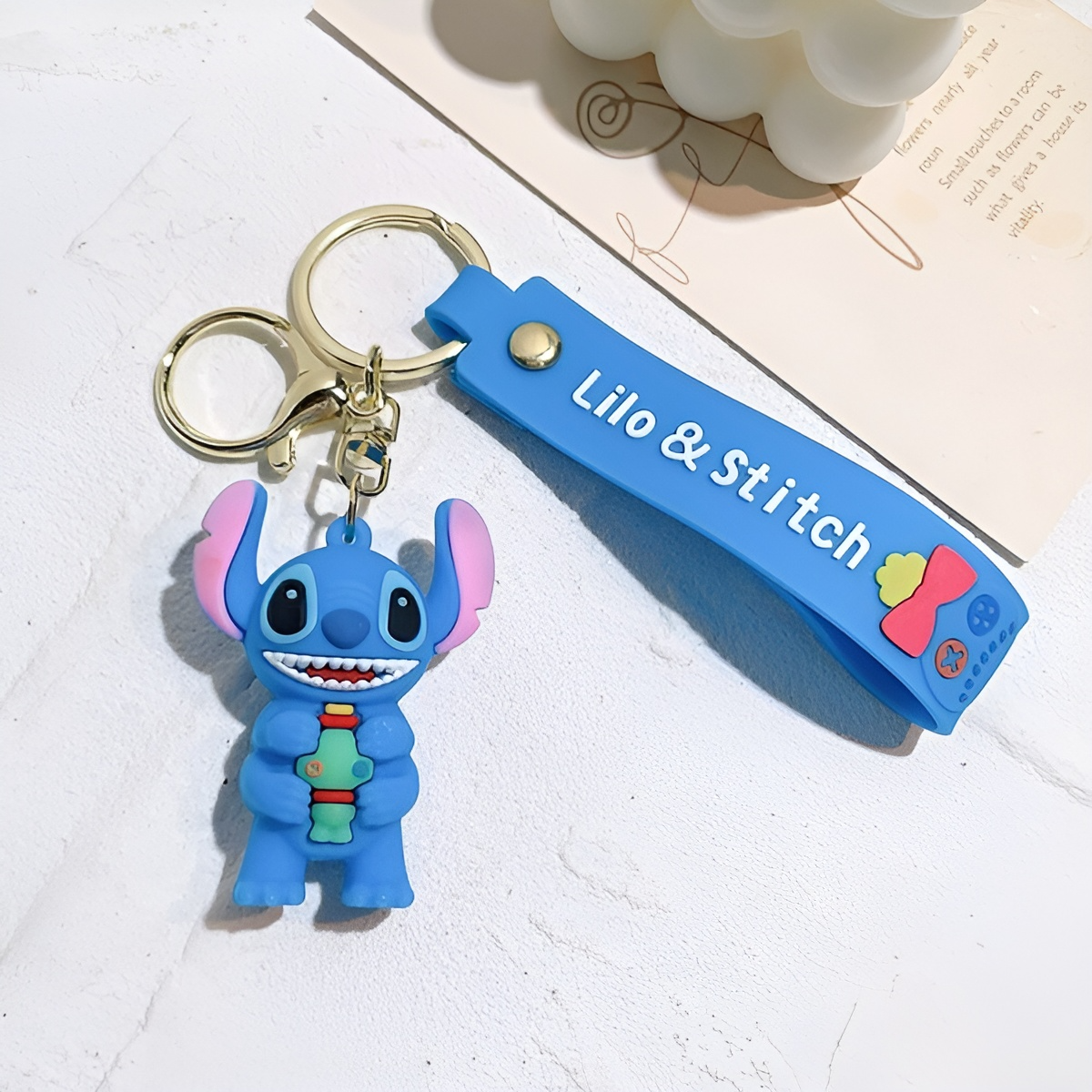 Lilo and Stitch 3D Keychain - Tinyminymo